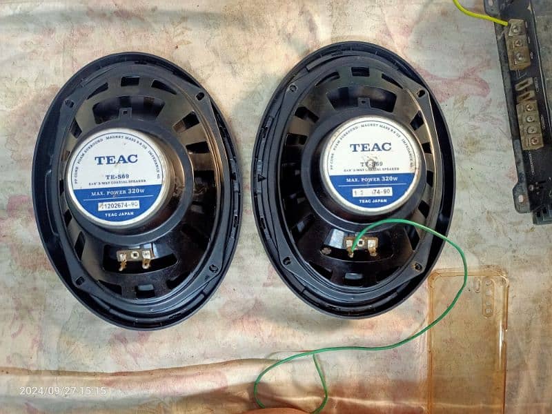 TEAC 320WATTS 3-WAY SPEAKER with Bose wooffer 4