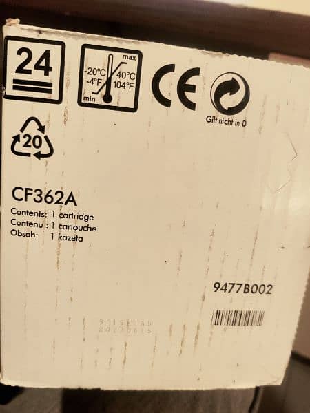 HP 508 A yellow toner 1