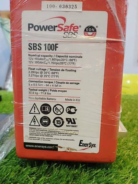 Powersafe 12v 100Ah battery 2