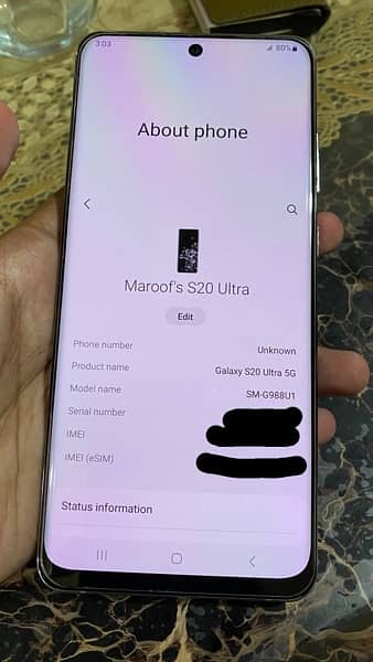 Samsung S20 Ultra 5G Non PTA 3