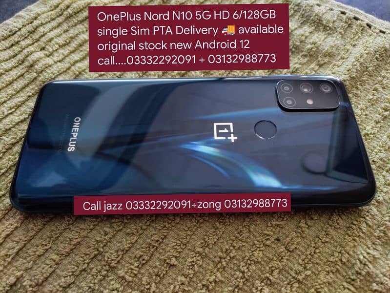 OnePlus Nord N10 5G HD 6/128GB single SIM PTA call. . 03132988773+ 1