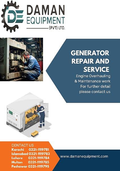 Diesel Genset Repairing and services 0