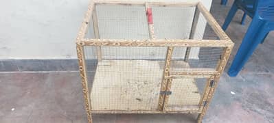 Wooden cage