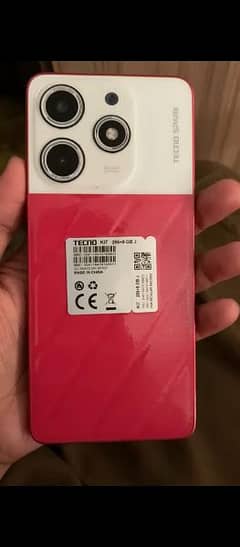 Techno Spark 10 pro with box charger cover 8+8/256 50+0.8back and 32fr 0