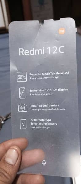 Xiaomi redmi 12c with full box 1