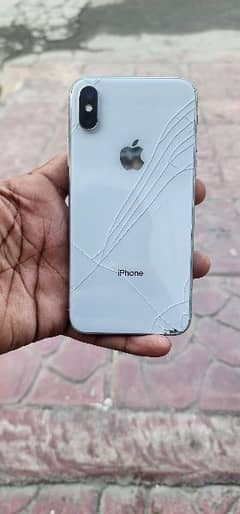 iphone x back broken