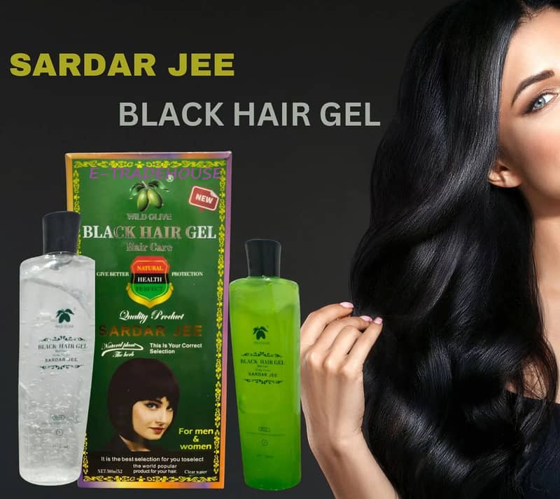 Sardar Jee Black Hair Gel 0