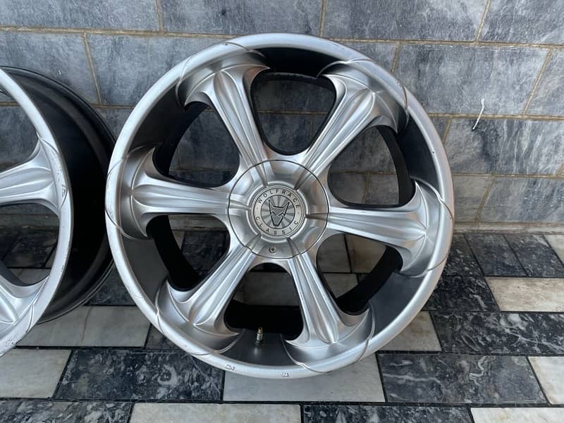 WOLFRACE SILVER ALLOY WHEELS 20 INCH ORIGNIAL!!! 6