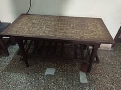 Pure wooden table