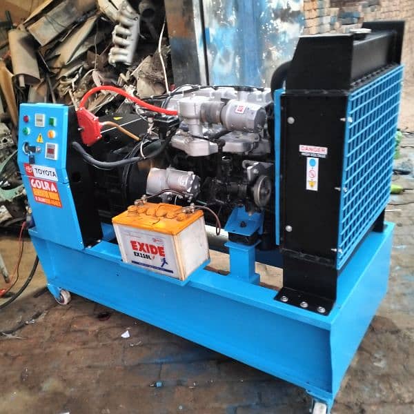 GENERATOR 20KVA GAS LPG PETROL ENGINE TOYOTA 3S 2000 CC JAPANESE 6