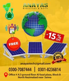 Solar installation / Solar inverter / Solar panel / Solar Structure