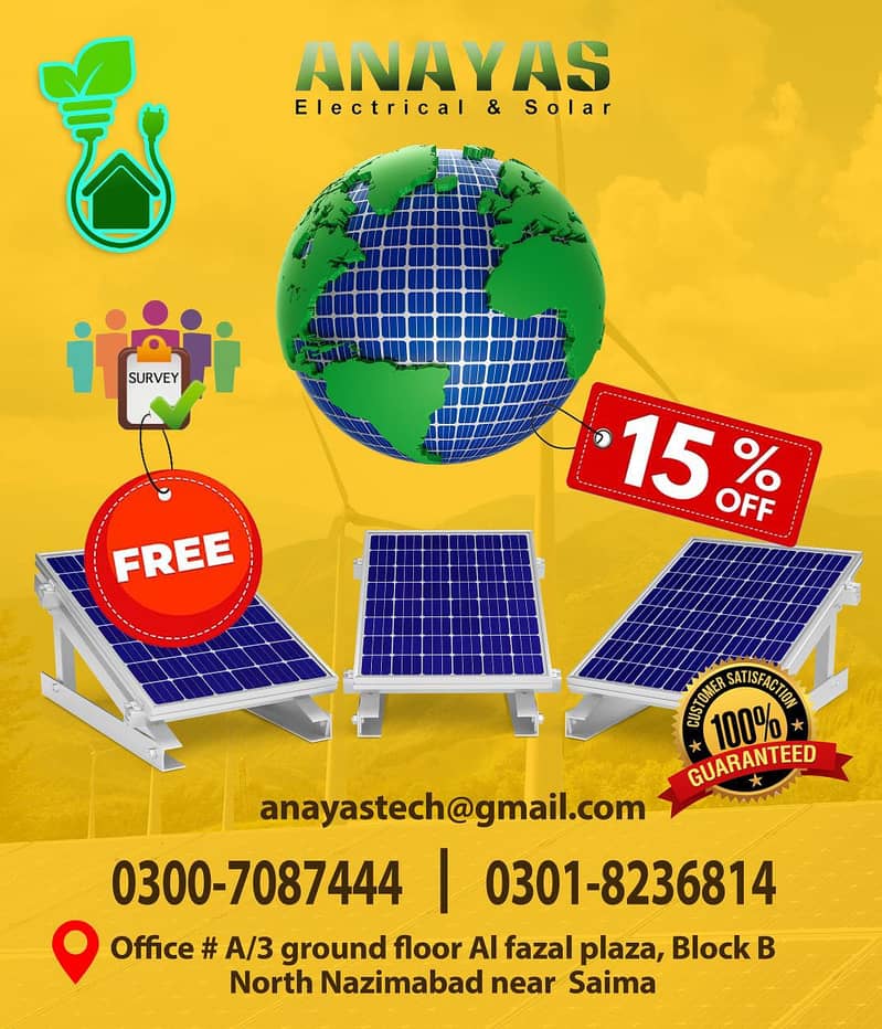 Solar installation / Solar inverter / Solar panel / Solar Structure 0