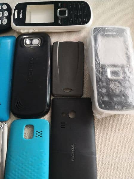 Nokia C2,C3,E52,E63,N70,3100,5320, keypads and casings 5