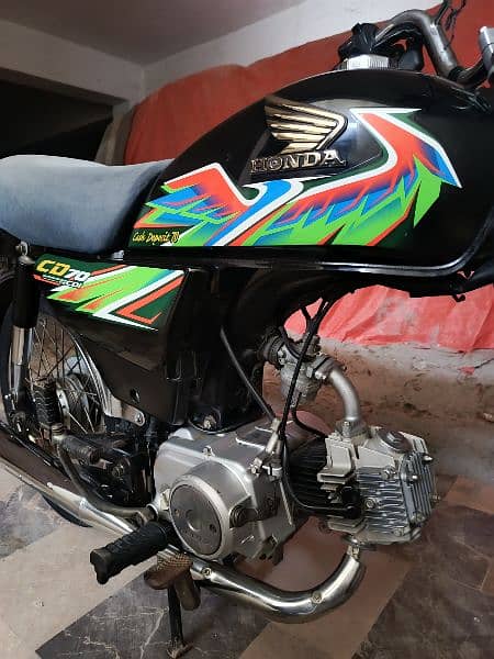 Honda CD 70 Black Colour 1