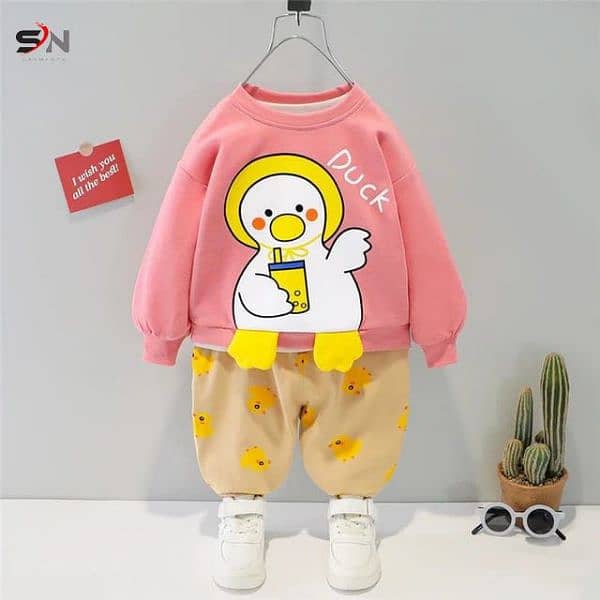 Bear printed track suit kids BEST QUALITY 3