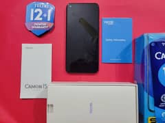 Tecno Camon 15, 4/128, Best Battery, 10/10 Condition Original