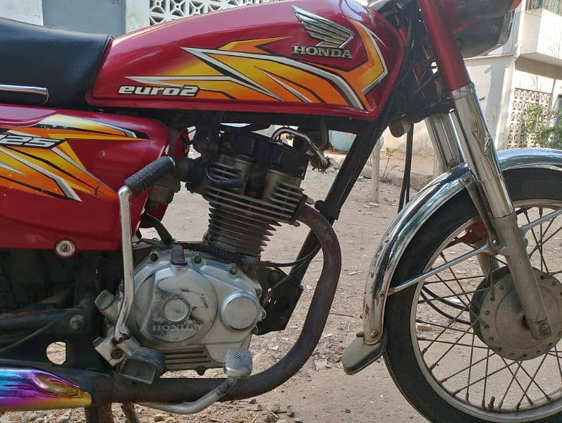 Honda 125 model 2021 Karachi number urgent sale (03361309102) 4