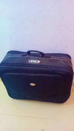 big size luggage in black colour