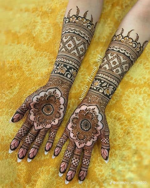 party mehndi and bridel mehndi home service available 24 hourse p 5