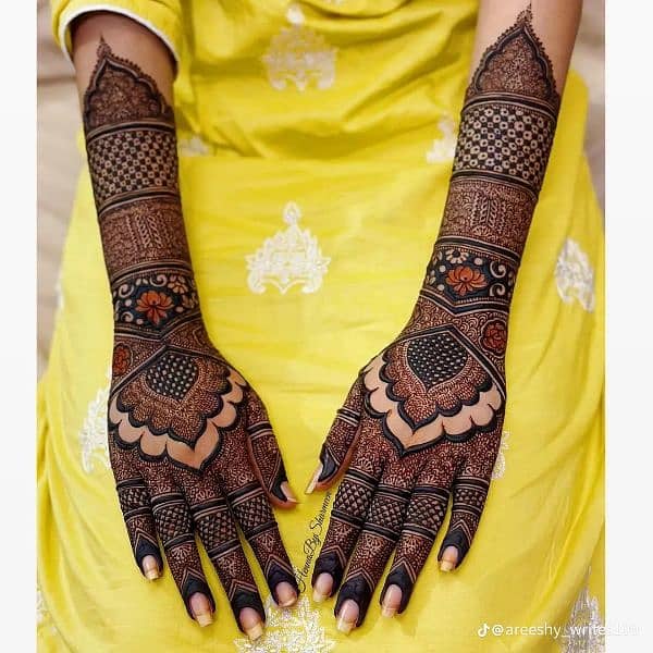 party mehndi and bridel mehndi home service available 24 hourse p 8