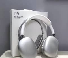 P9 headphones wirless and aux option Best sound quality .