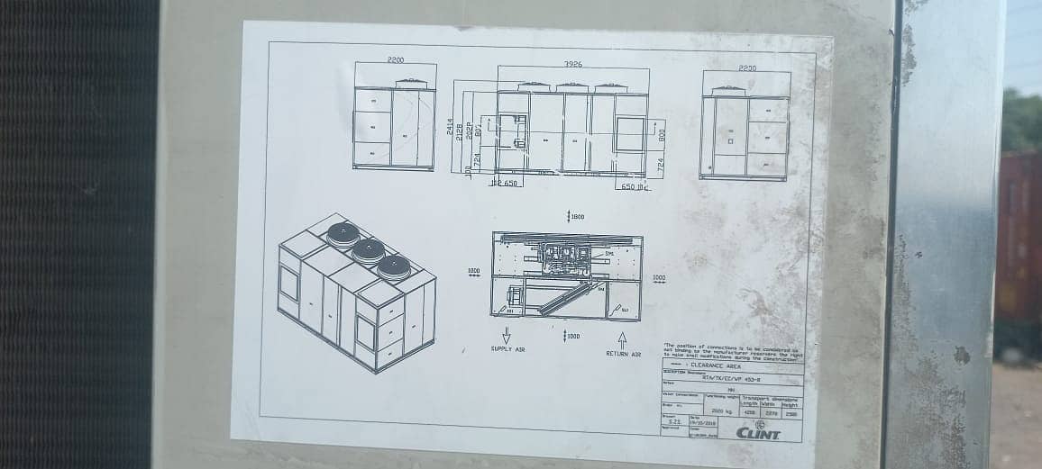 Roof Top Package typrunit 35 ton clint 7