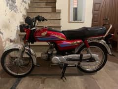 Honda CD 70 Call 03029636017 good condition argent sale