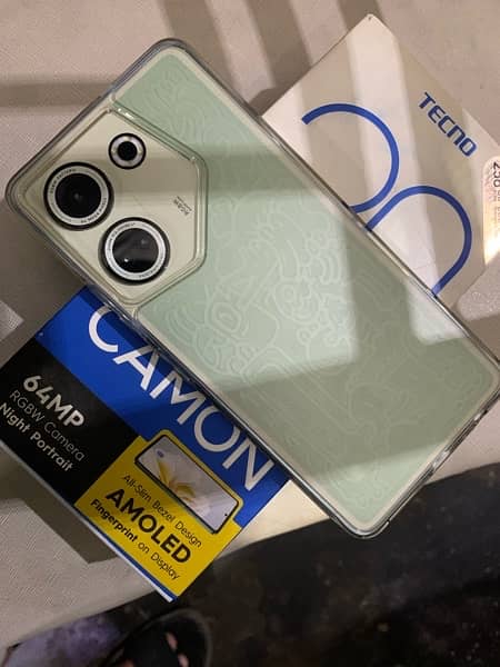 tecno camon 20 10/10 condition 8+8ram 256 5