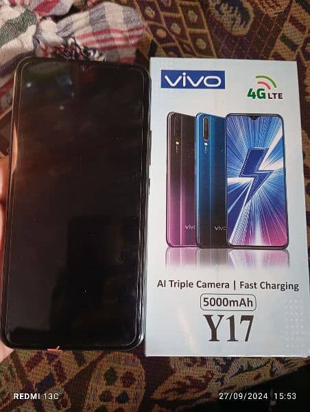 vivo y17 6/128 all ok 10/10 3