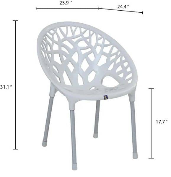 Pure Plastic Tree chair in new design (35% Discount Price) per chair 8