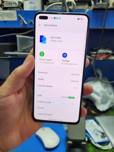 Oppo reno 3 pro 8/128 with box no charger 1