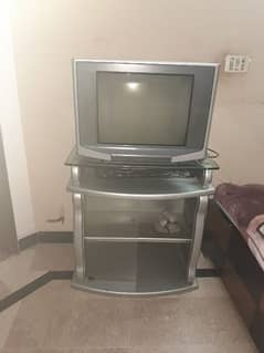 TV and trolley