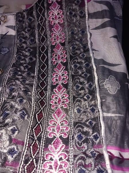 ib fashion Kurtis Alkaram lawn shirt embroidered 10