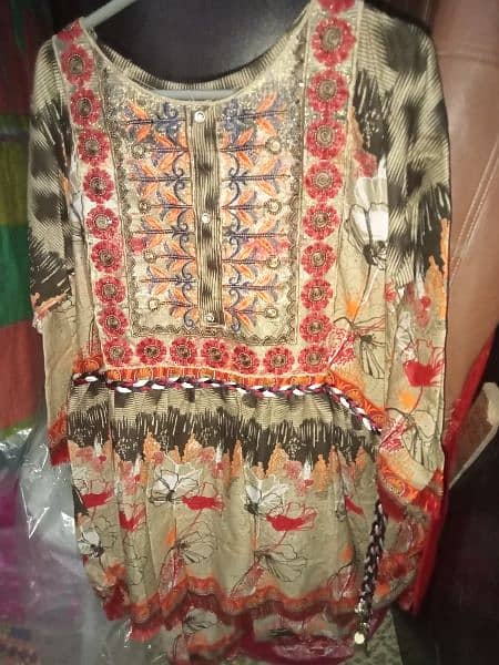 ib fashion Kurtis Alkaram lawn shirt embroidered 19