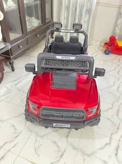 Electronic ford jeep for 2 to 10 years kid(with remote)