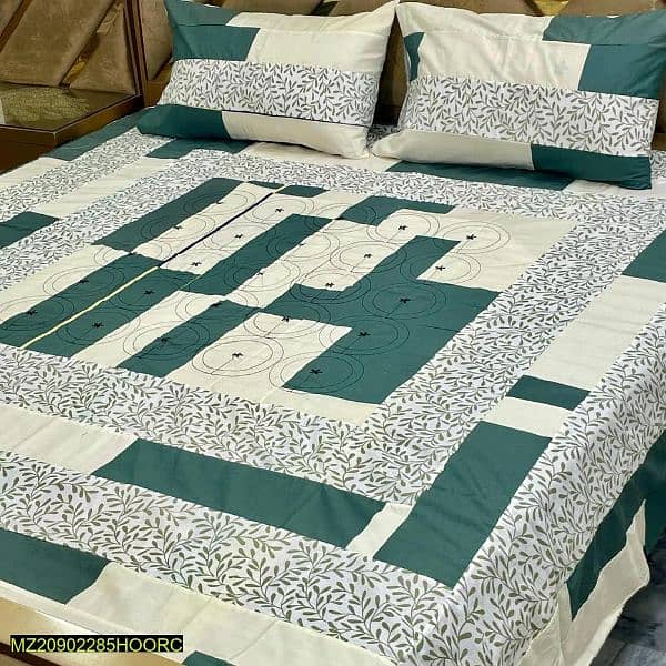 sotton printed double bed sheet 2