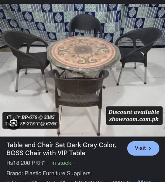 table with 4 chairs boss 4