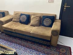 VELVET 6 SEAT SOFA SET