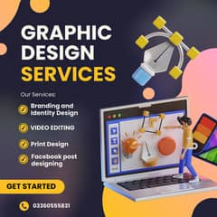 Graphic designer and video editor