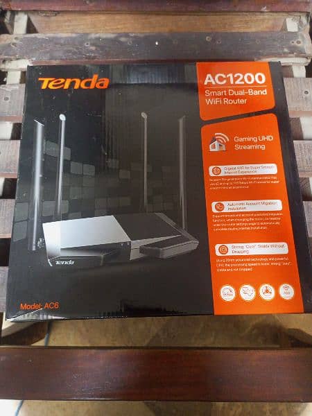 Tenda ac6 ac1200 dual band wifi router 2