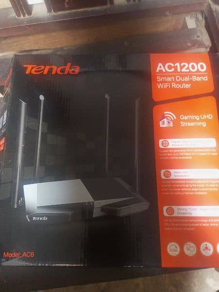 Tenda ac6 ac1200 dual band wifi router 3