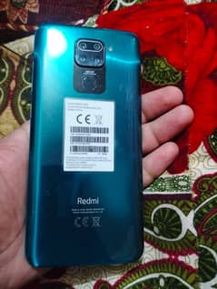 redmi not 9 4gb 128gb box charger sath ha