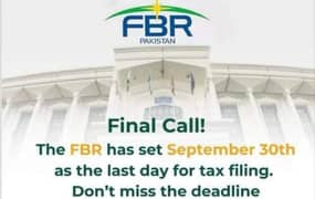 FBR Tax Return 2024