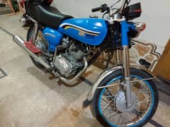 Honda cg 125 bike model 2024 may with golden number 9999