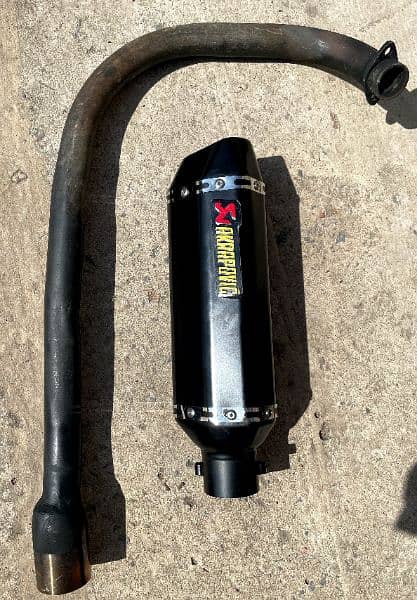 ybr 125G/150 Exhaust Akrapovic Exhaust [ with Band Pipe] 3