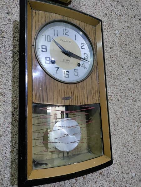 champion 8days pendulum clock 3