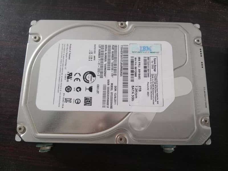 HardDisk 2TB HDD 1