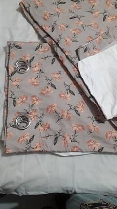 cotton satin curtain