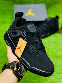 Shoes AIR JORDAN RETRO 4 FULL BLACK