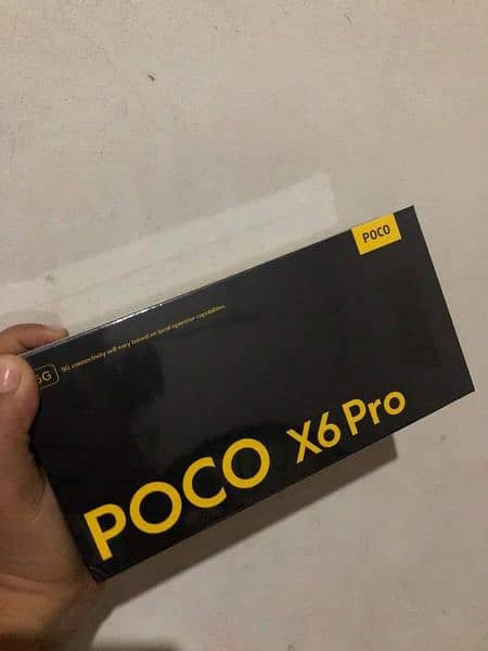 Poco X6 Pro 12 GB 512 GB official PTA 0